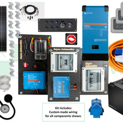 Campervan Electrics Starter Pack for Large Van Electric Cooking Off-Grid Power Boards