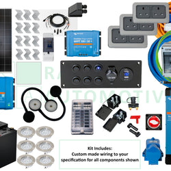 Campervan Electrics Starter Pack for Large Van Electric Cooking Off-Grid Pre-Wired