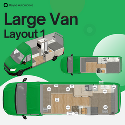 Campervan Electrics Starter Pack for Large Van Electric Cooking Off-Grid Power Boards - Alternate View