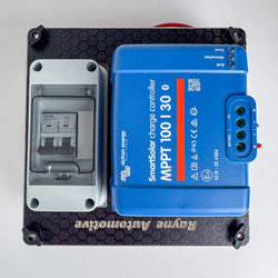 Isolated Solar PV Power Board for Campervans 15A/30A with Victron Smartsolar MPPT and cabling - Alternate View