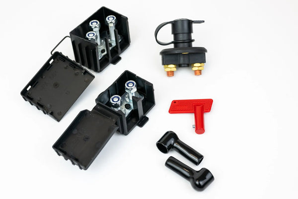 NewYall 2-Pack Positive & Negative Battery Terminals - Universal Fit For Nissan, Toyota, GM