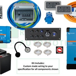 Campervan Electrics Starter Pack for Small Van Electric Cooking On-Grid Pre-Wired