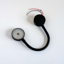 Touch Sensitive Black 12V Dimmable LED Reading Light with USB Warm White