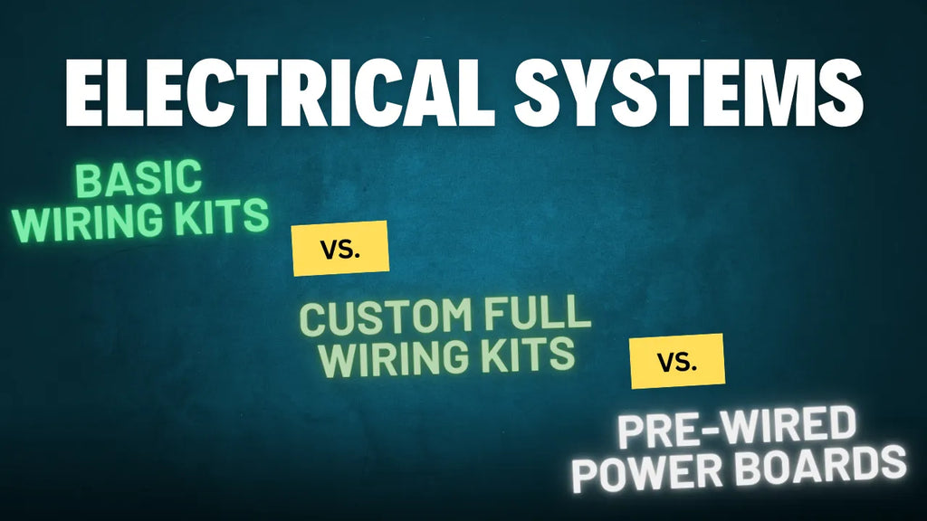 Basic Wiring Kits vs. Custom Kits vs. Pre-Wired Power Boards: Which is Right for Your Campervan?