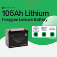 Lithium Leisure Battery - Foxygen 12v 105Ah