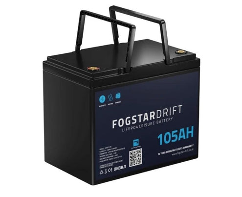 Lithium Leisure Battery - Fogstar Drift 12v 105Ah