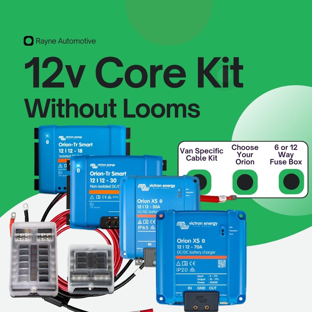 12V Core Kit without Looms (Install Kit)