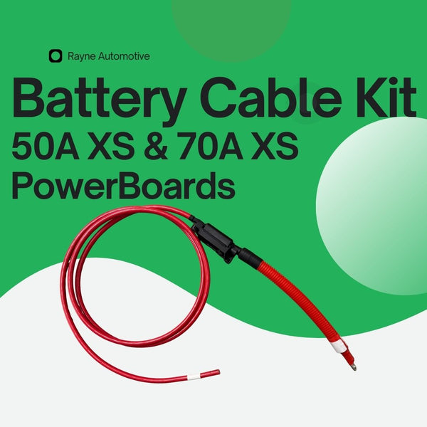 Battery Cable Kit — 25mm² Heavy Duty (Orion XS 50A & 70A Power Boards)