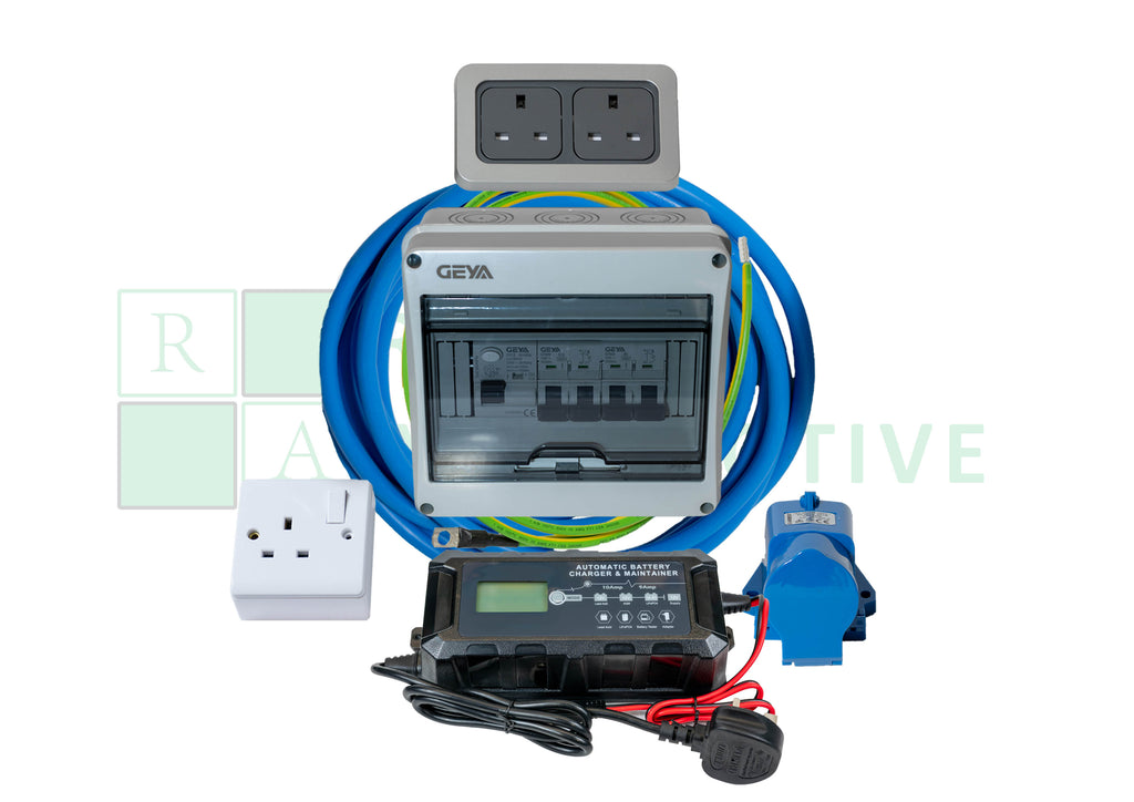 240v Rcd 240V 10A 2-Way RCD & MCB Hook Up Kit for Safe Electrical Use – Rayne ...