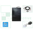 150W Semi-flexible Solar Panel Kit For Off-Grid Power (Narrow)