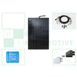 150W semi-flexible solar panel kit for off-grid use