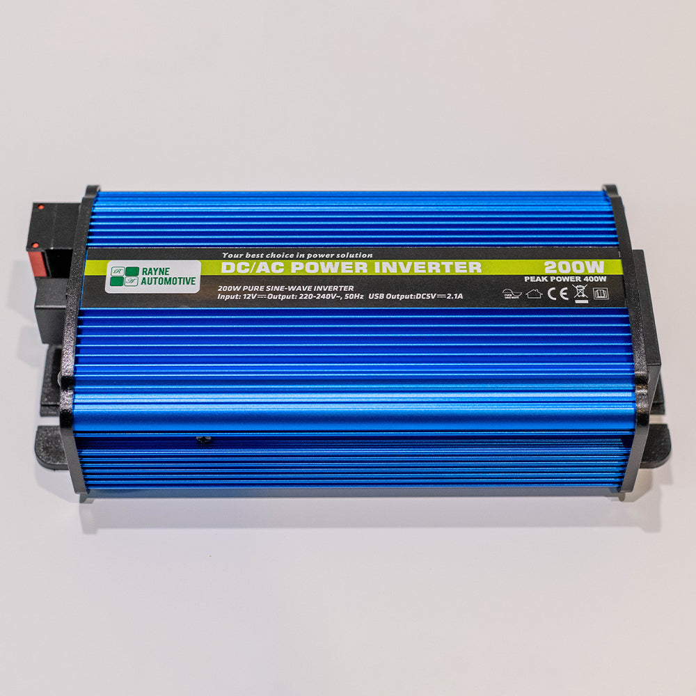 200W pure sine wave inverter with leads