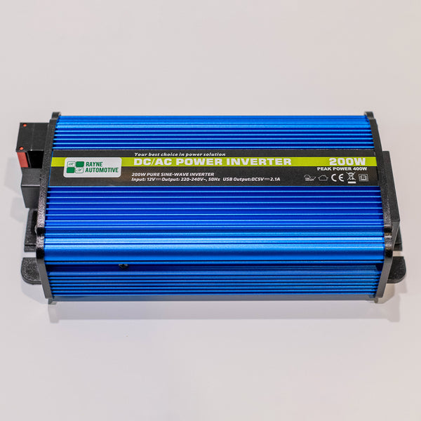 200W pure sine wave inverter with leads