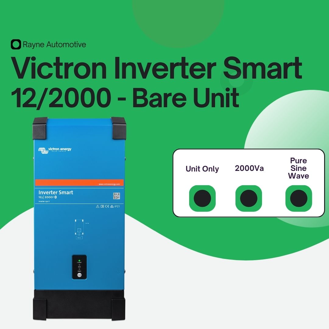 Victron Inverter Smart 12/2000 Pure Sine Wave Inverter (VE.Direct) (Bare Unit)