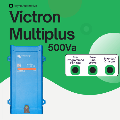 Victron Multiplus 12V-230V 500Va Inverter/Charger (Bare Unit)