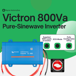 Victron Inverter Smart 12/800 Inverter Kit — With Leads & Isolator
            