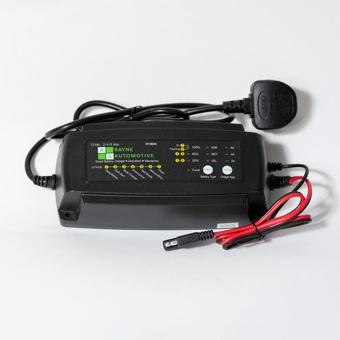 8A Intelligent 240V-12V Leisure Battery Charger