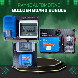 Pre-wired Campervan Electrics Bundle: 12V Builder, 240V, and Solar Power Boards
            