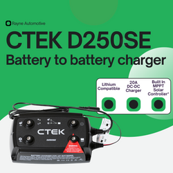 CTEK D250SE battery charger for vehicle power management.
            