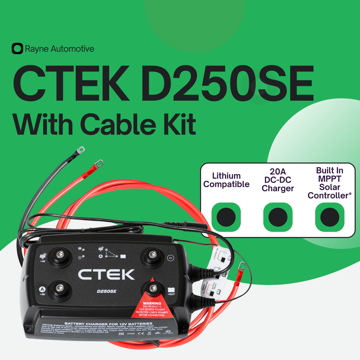 CTEK D250SE Split Charge Kit