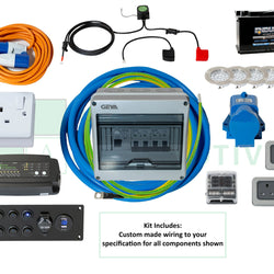 Complete electrical 12V & 240V camper/race van conversion kit
            