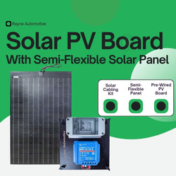 Flexible Solar + Power Board Kit For Off-Grid Power (Single Panel)
            