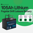 Lithium Leisure Battery - Fogstar Drift 12v 105Ah