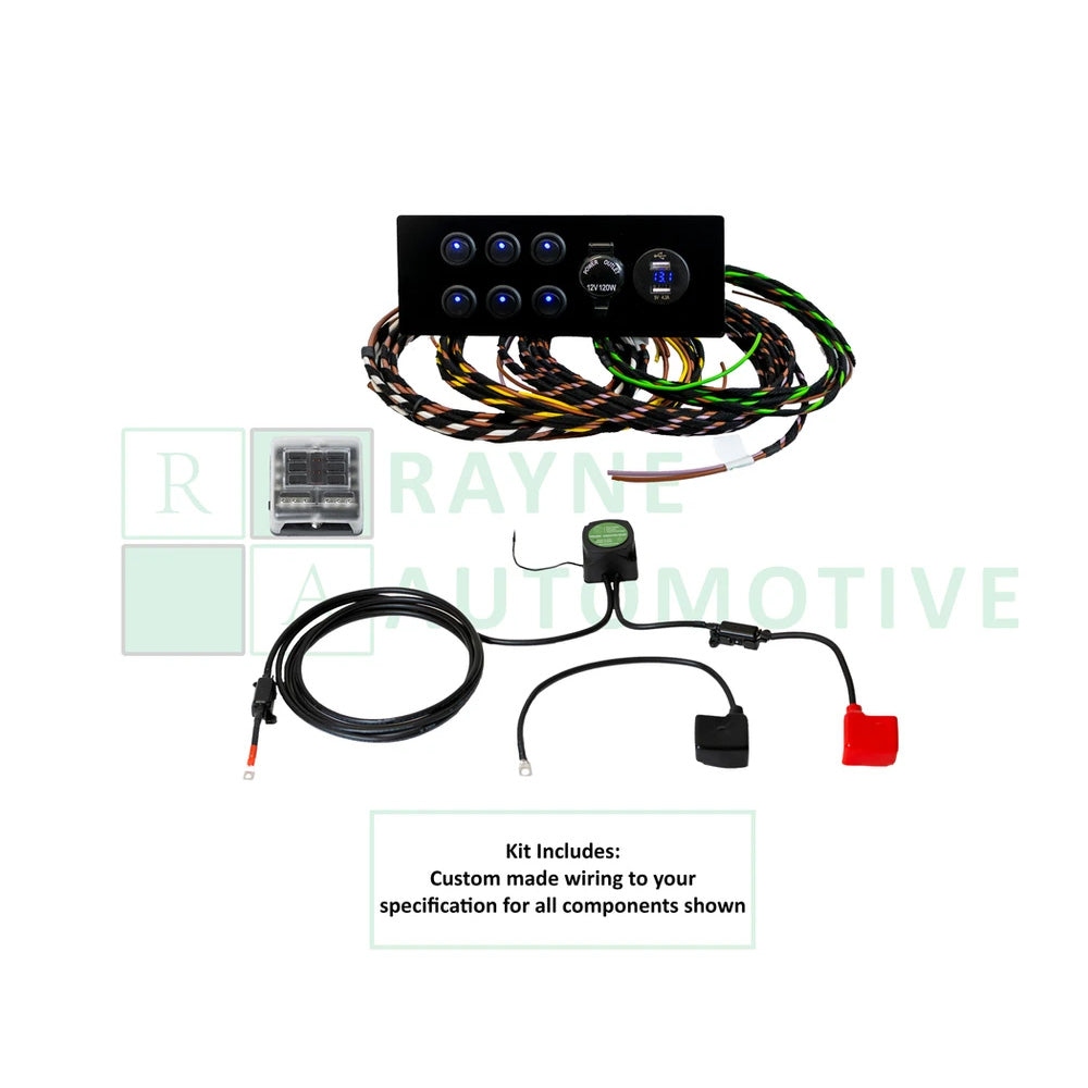 12V camper conversion wiring kit for electrical systems.