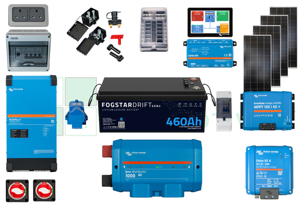 Full Off-Grid System — Install Kit (4A) For Campervan Conversion