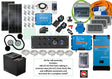 Campervan Electrics Starter Pack for Large Van Electric Cooking Off-Grid Components Only