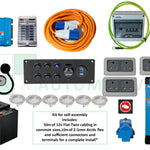 Campervan Electrics Starter Pack for Large Van Electric Cooking On-Grid Components Only