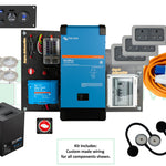 Campervan Electrics Starter Pack for Large Van Electric Cooking On-Grid Power Boards