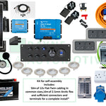 Campervan Electrics Starter Pack for Large Van Gas Cooking Off-Grid Components Only