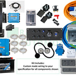 Campervan Electrics Starter Pack for Large Van Gas Cooking Off-Grid Pre-Wired