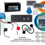 Campervan Electrics Starter Pack for Large Van Gas Cooking On-Grid Pre-Wired
