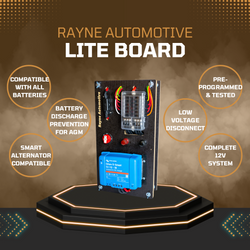 Lite 12V Camper Electrics Power board with DCDC charger
            