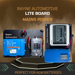 Mains and 12V Power Board Bundle: Lite and Mains Power Boards with Victron Charging Solutions - Alternate View