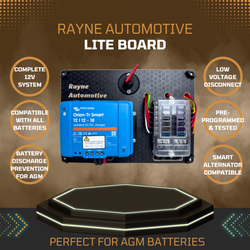 Lite 12V Camper Electrics Power board with DCDC charger
            