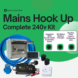 Electrical Mains 240V 8A 2-Way RCD & MCB Hook Up Kit
            