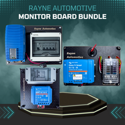 Pre-wired Campervan Electrics Bundle: 12V Monitor, 240V, and Solar Power Boards
            