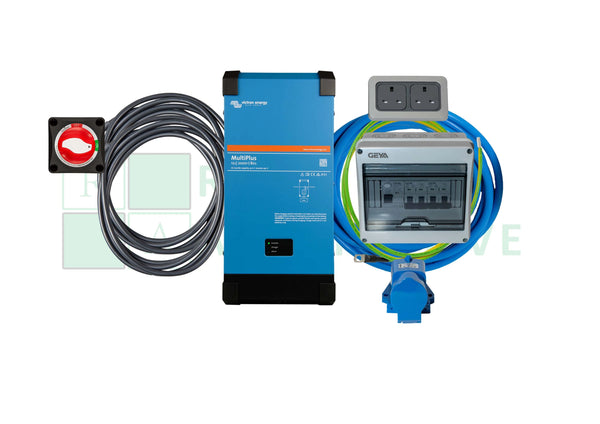 Victron Multiplus inverter with mains kit and switches