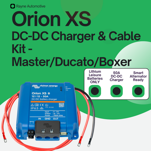 Master/Ducato/Boxer Victron Orion XS 50A DC-DC Charger Split Charging System