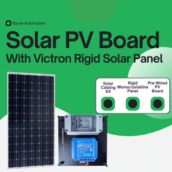 Rigid Solar + Power Board Kit For Off-Grid Power (Single Panel)
            