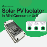 Solar PV Isolator Switch In Mini Consumer Unit