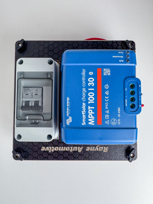 Isolated Solar PV Power Board for Campervans 15A/30A/50A with Victron Smartsolar MPPT and cabling
