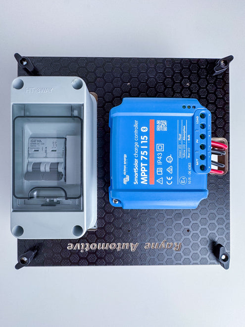 Isolated Solar PV Power Board for Campervans 15A/30A with Victron Smartsolar MPPT and cabling
