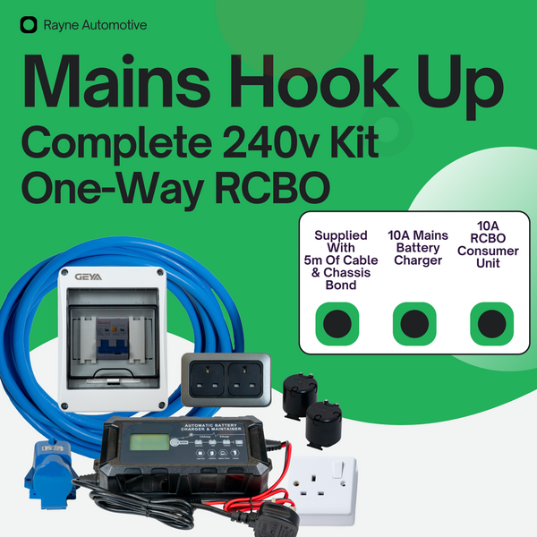 Mains Hook-Up Kit with 10A Standard Charger
