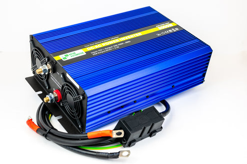 2000W Pure Sine Wave Inverter with battery leads