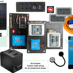 Campervan Electrics Starter Pack for Small Van Electric Cooking Off-Grid Power Boards