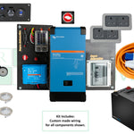 Campervan Electrics Starter Pack for Small Van Electric Cooking On-Grid Power Boards